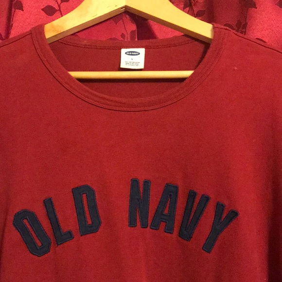 Red long sleeve Old Navy super soft - Picture 2 of 4